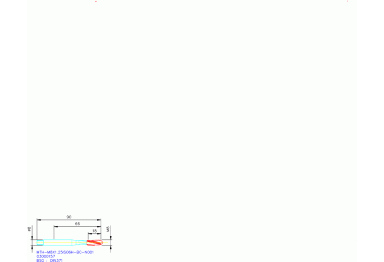 MTH-M8X1.25ISO6H-BC-N001