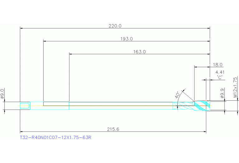 T32-R40N01C07-12X1.75-63R