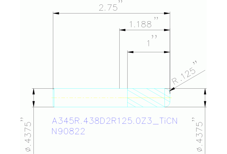 A345R.438D2R125.0Z3 TICN