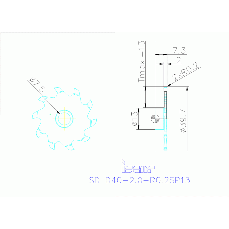 SD D40-2.0-R0.2SP13 IC908
