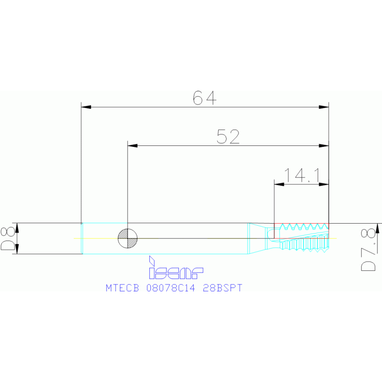 MTECB 08078C14 28BSPT IC908