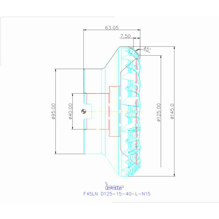 F45LN D125-15-40-L-N15