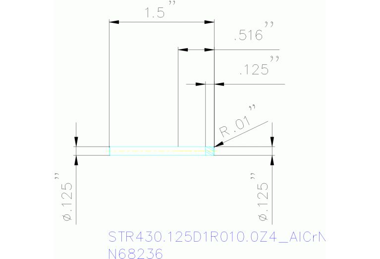 STR430.125D1R010.0Z4 ALCRN