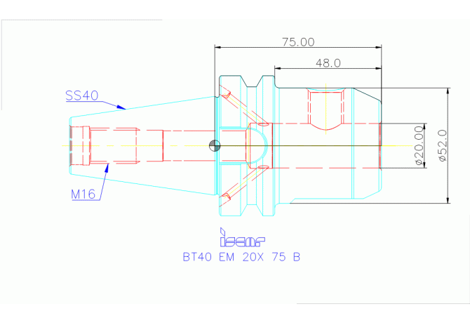 BT40 EM 20X 75 B