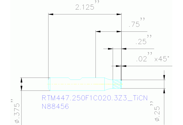 RTM447.250F1C020.3Z3 TICN