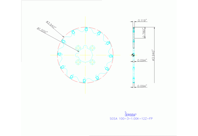 SGSA 100-3-1.00K-12Z-FP