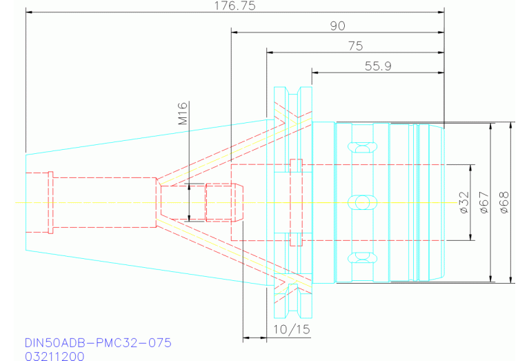 DIN50ADB-PMC32-075