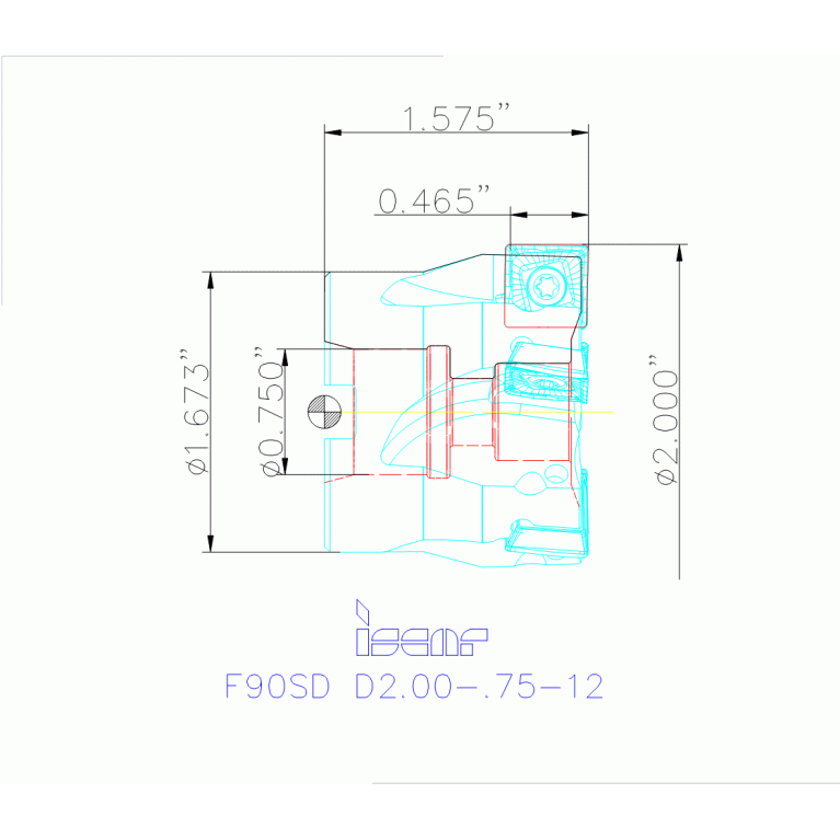F90SD D2.00-.75-12