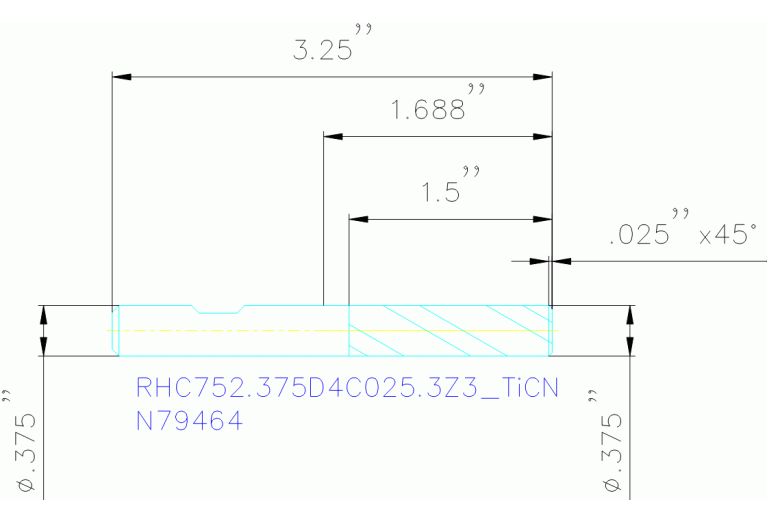 RHC752.375D4C025.3Z3 TICN