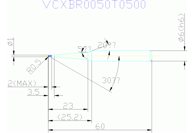VCXBR0050T0500