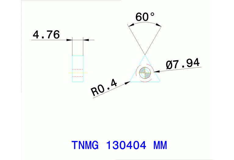 TNMG 130404 MM TT8125