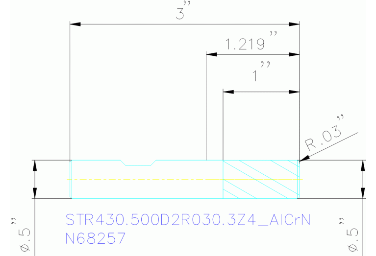 STR430.500D2R030.3Z4 ALCRN