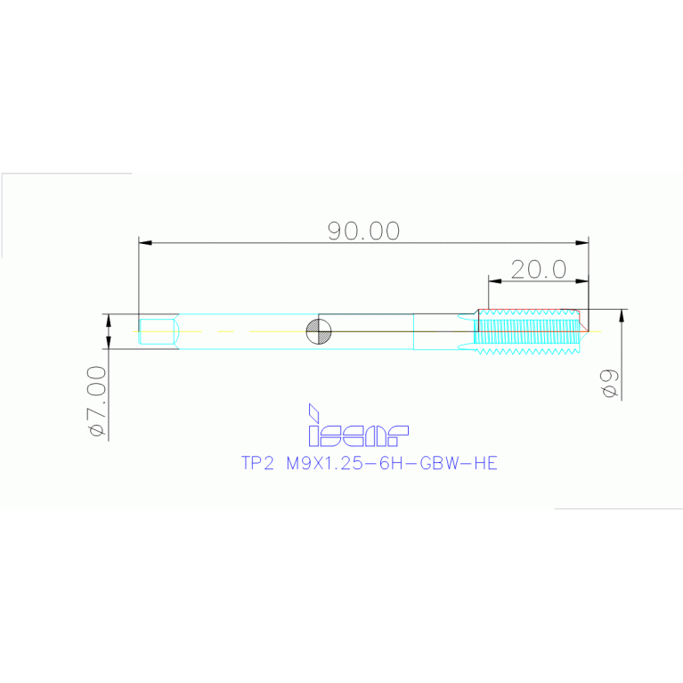 TP2 M9X1.25-6H-GBW-HE