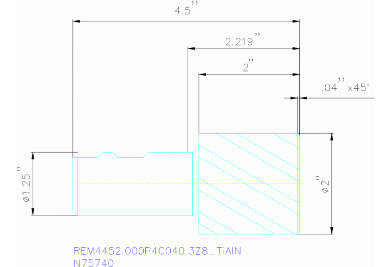 REM4452.000P4C040.3Z8 TIALN