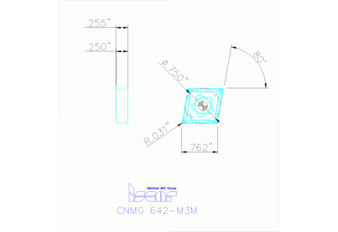 CNMG 190608-M3M IC6015
