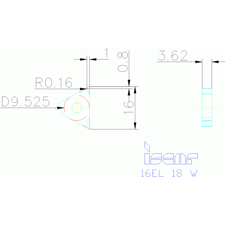 16EL 18 W IC908