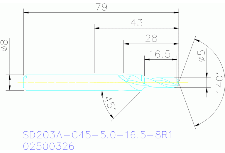 SD203A-C45-5.0-16.5-8R1
