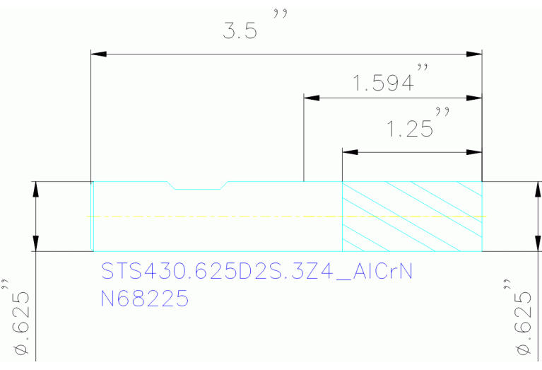 STS430.625D2S.3Z4 ALCRN