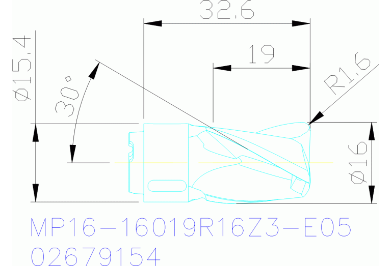 MP16-16019R16Z3-E05 F40M
