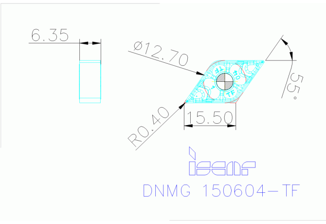 DNMG 150604-TF IC807