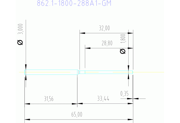 862.1-1800-288A1-GM X2BL