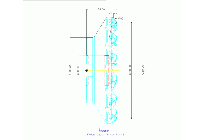 F45LN D200-14-60-R-N15