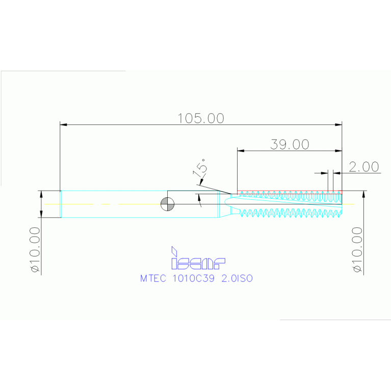 MTEC 1010C39 2.0ISO IC908