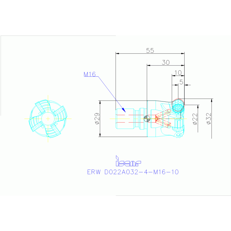 ERW D022A032-4-M16-10