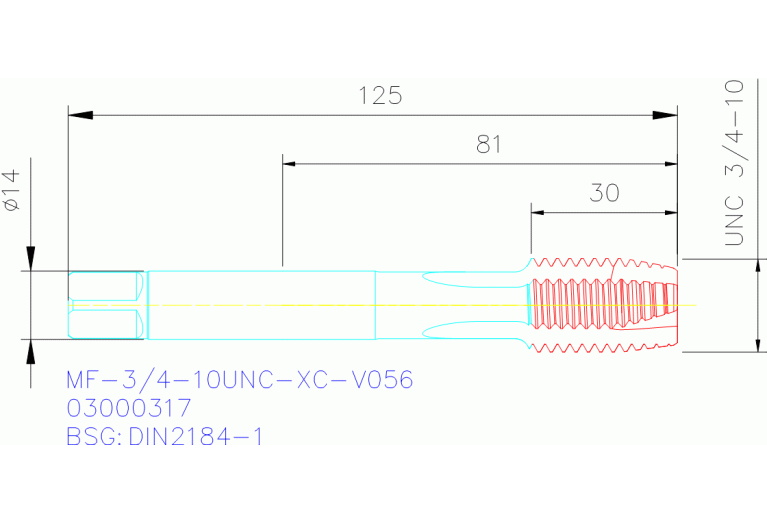 MF-3/4-10UNC-XC-V056