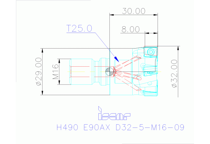 H490 E90AX D32-5-M16-09