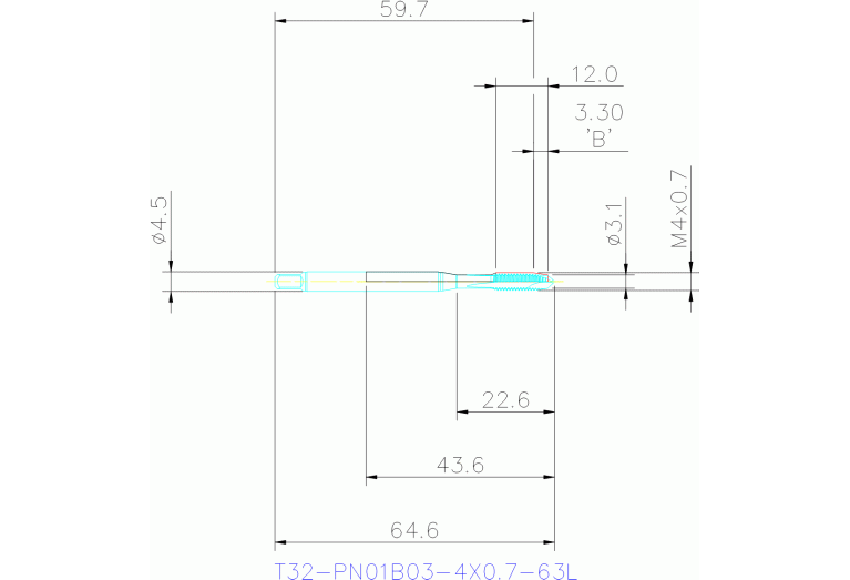 T32-PN01B03-4X0.7-63L