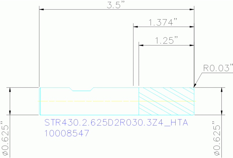 STR430.2.625D2R030.3Z4 HTA