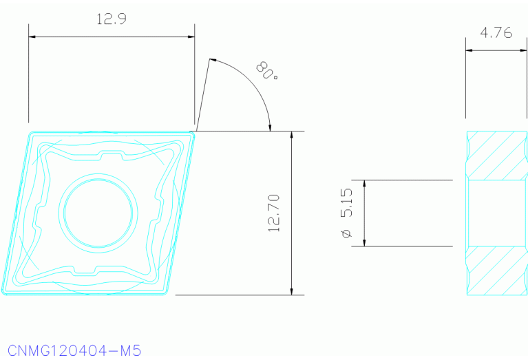 CNMG120404-M5 TP2500