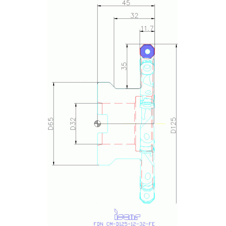 FDN CM-D125-12-32-FE