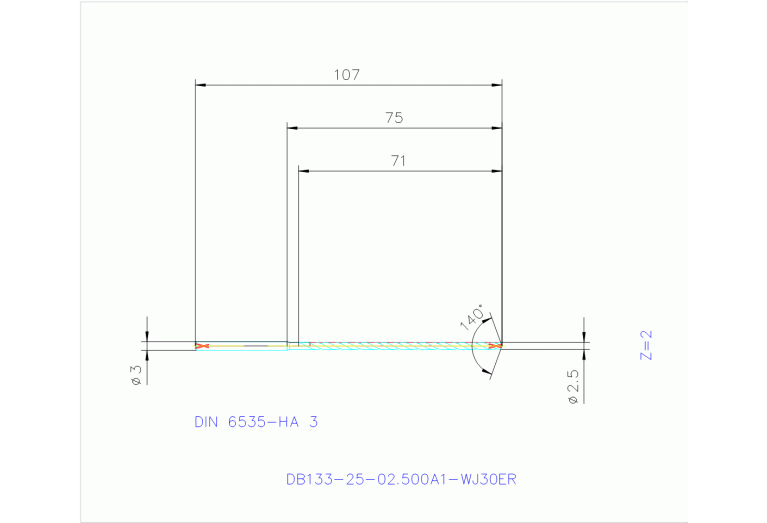 DB133-25-02.500A1-WJ30ER