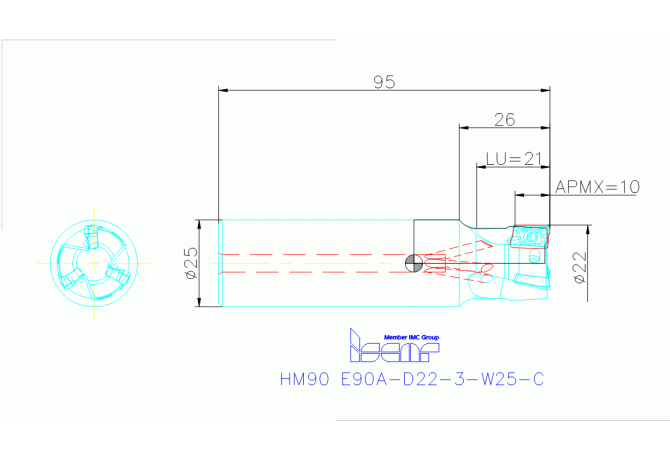 HM90 E90A-D22-3-W25-C