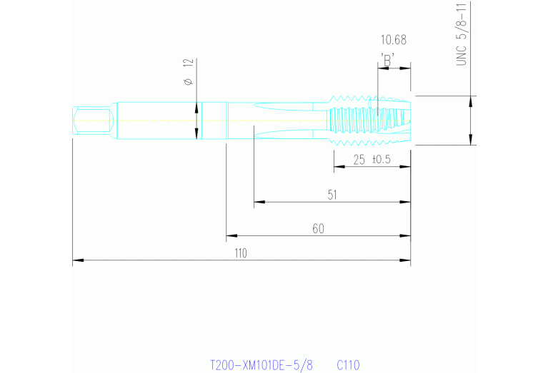 T200-XM101DE-5/8 C150
