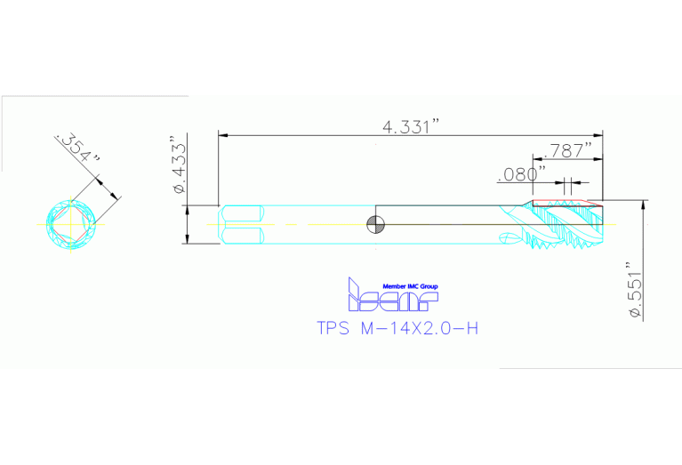 TPS M-14X2.0-H HEST