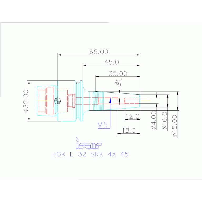 HSK E32 SRK4X45