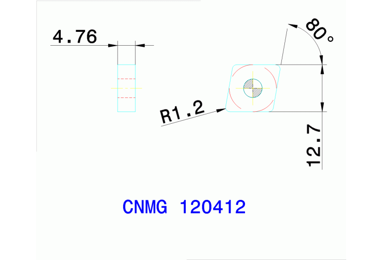 CNMG 120412 ML TT8115B