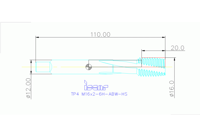TP4 M16X2-6H-ABW-HS