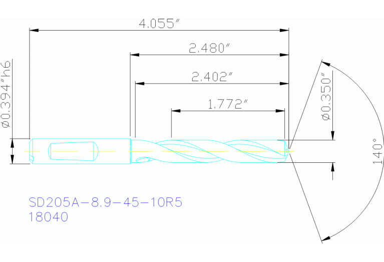SD205A-8.9-45-10R5