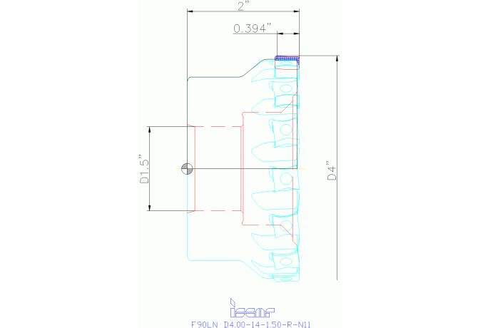 F90LN D4.00-14-1.50-R-N11