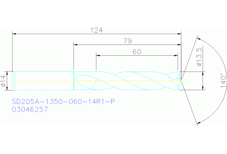 SD205A-1350-060-14R1-P