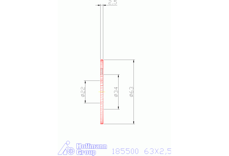 185500 63X2,5