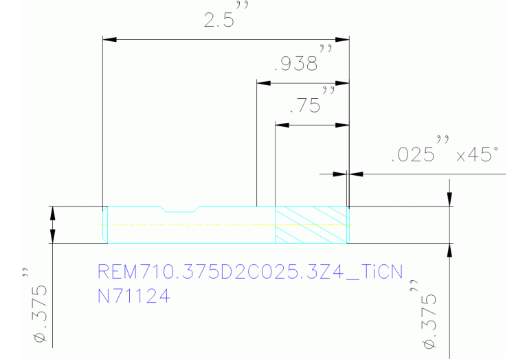 REM710.375D2C025.3Z4 TICN