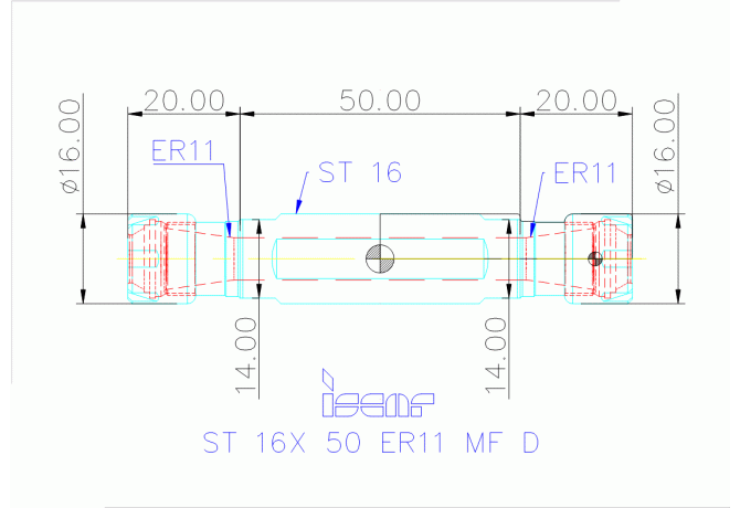 ST 16X 50 ER11 MF D