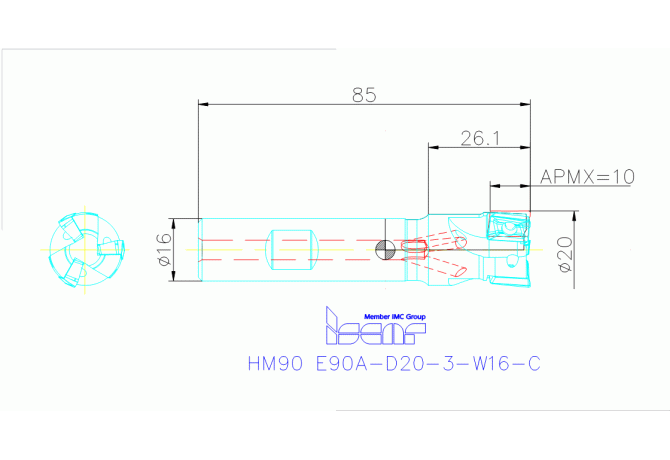 HM90 E90A-D20-3-W16-C
