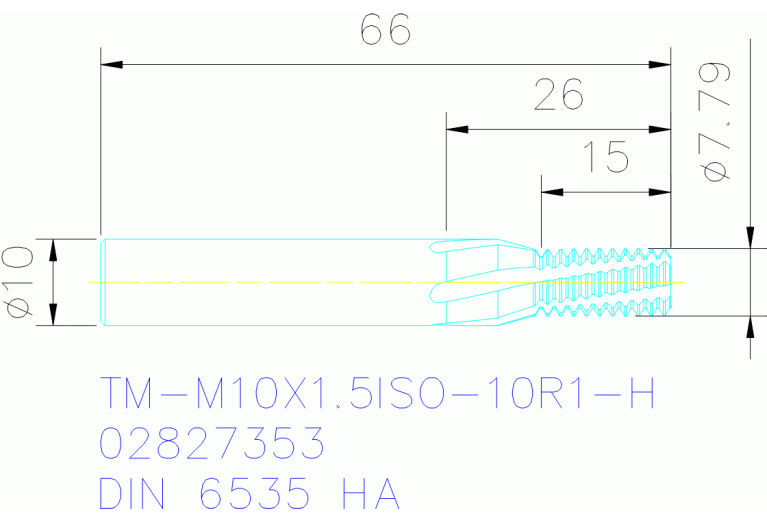 TM-M10X1.5ISO-10R1-H