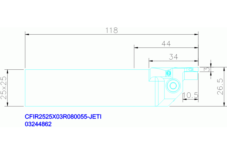CFIR2525X03R080055-JETI